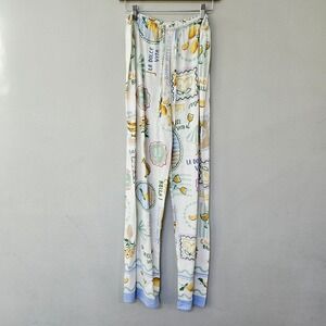 Label of Love Women Large L Wide Leg Pants Beach La Dolce Vita Linen Blend